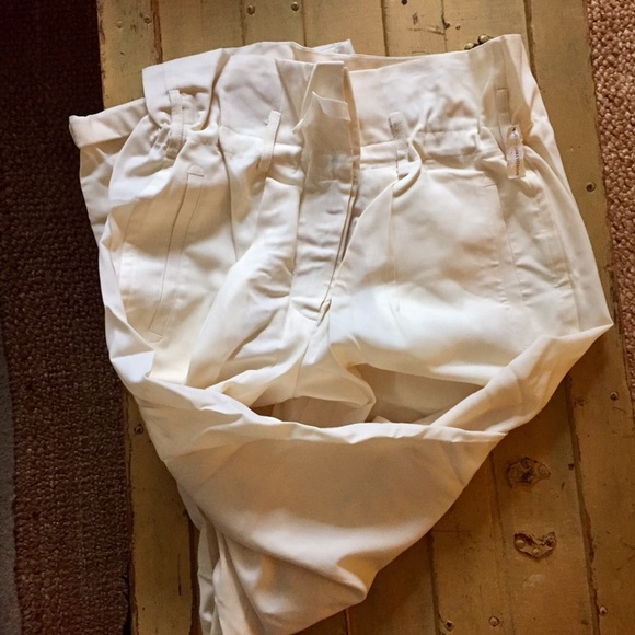 ELIZABETH & JAMES HIGH WAIST IVORY WIDE LEG PANT 4